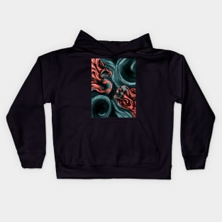 Skull & Snake (emerald) Kids Hoodie